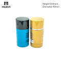 wholesale screen printing cylinder twist up empty golden deodorant stick container